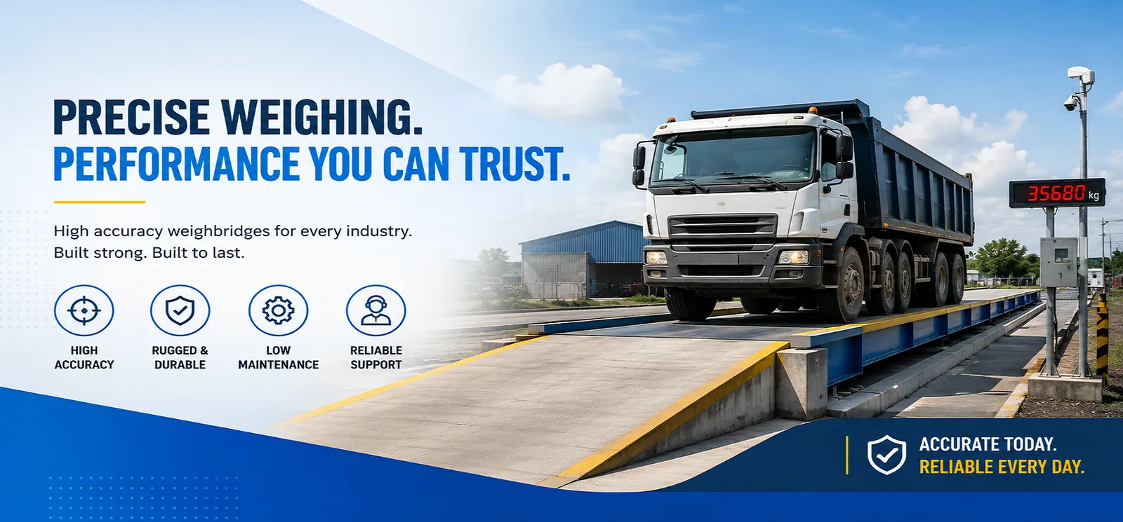 Truck weighbridge platform by Vepro Weighing